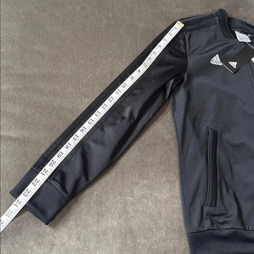 Women’s Adidas Black Sport Jacket Full Zip Small RARE Sample Tag NWT